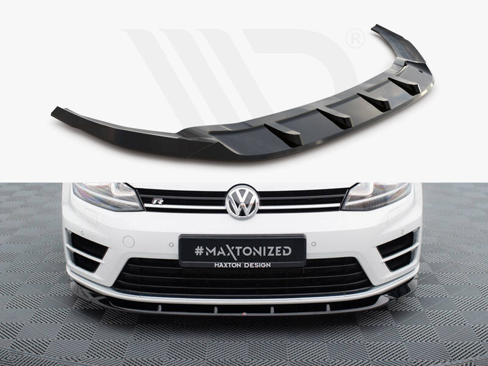 Maxton Design - Front Splitter V.6 Volkswagen Golf R / R-Line Mk7