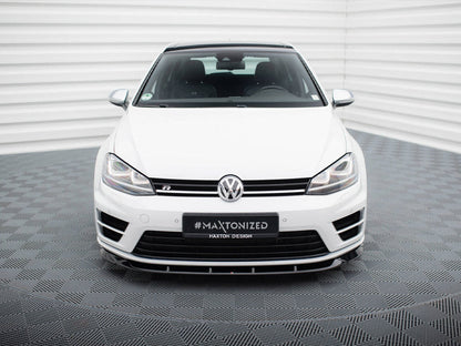 Maxton Design - Front Splitter V.6 Volkswagen Golf R / R-Line Mk7