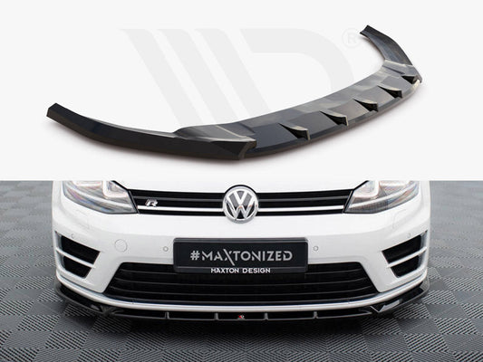 Maxton Design - Front Splitter V.5 Volkswagen Golf R / R-Line Mk7