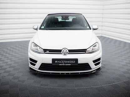 Maxton Design - Front Splitter V.5 Volkswagen Golf R / R-Line Mk7