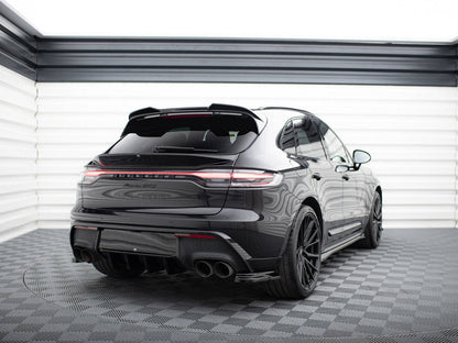 Maxton Design - Lower Spoiler CAP 3D Porsche Macan GTS / Standard / T Mk1 Facelift 2