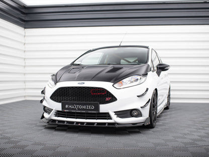 Maxton Design - FRONT SPLITTER V.6 + FLAPS FORD FIESTA ST MK7 FACELIFT