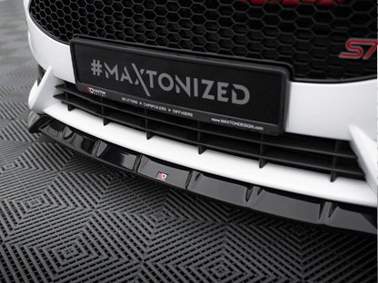 Maxton Design - FRONT SPLITTER V.6 + FLAPS FORD FIESTA ST MK7 FACELIFT