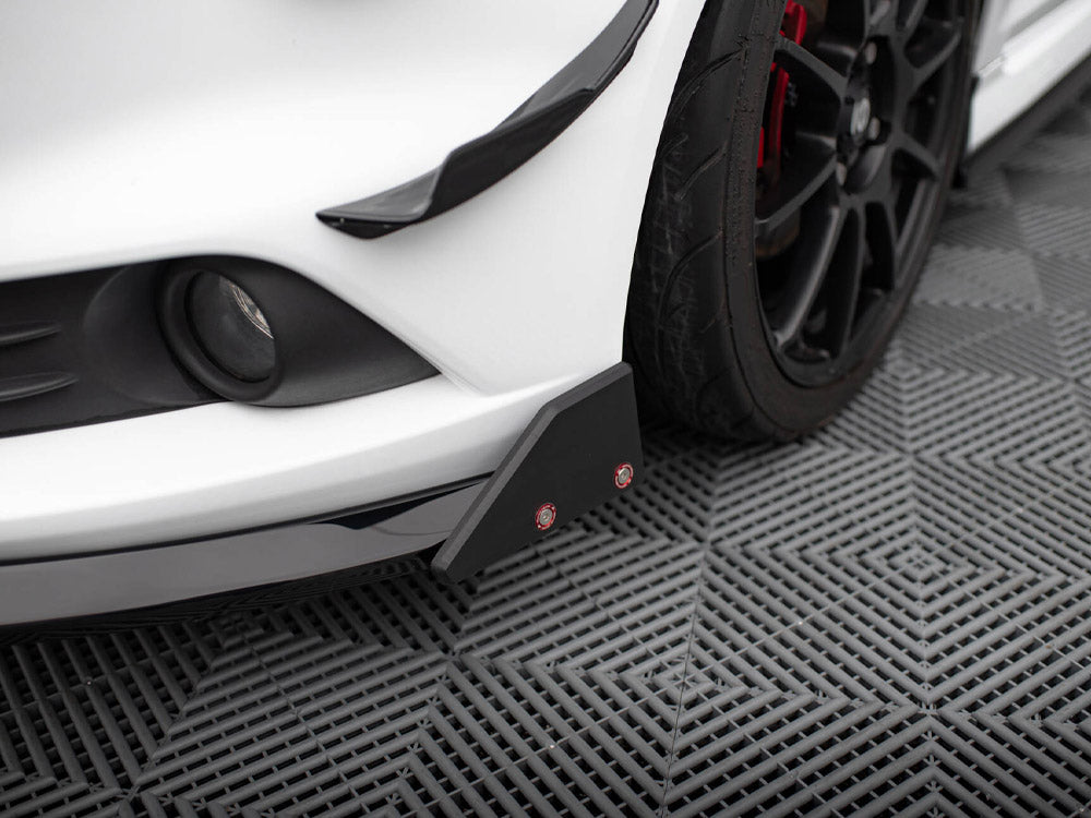 Maxton Design - FRONT SPLITTER V.6 + FLAPS FORD FIESTA ST MK7 FACELIFT