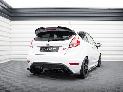 Maxton Design - REAR SIDE SPLITTERS V.3 + FLAPS FORD FIESTA ST MK7 FACELIFT