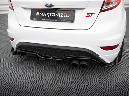 Maxton Design - REAR SIDE SPLITTERS V.3 + FLAPS FORD FIESTA ST MK7 FACELIFT