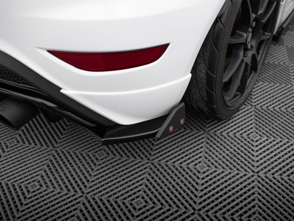 Maxton Design - REAR SIDE SPLITTERS V.3 + FLAPS FORD FIESTA ST MK7 FACELIFT