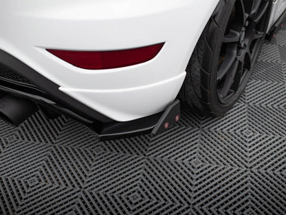 Maxton Design - REAR SIDE SPLITTERS V.3 + FLAPS FORD FIESTA ST MK7 FACELIFT