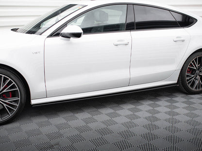 Maxton Design - SIDE SKIRTS DIFFUSERS AUDI S7 / A7 S-LINE C7 FL (2014-2017)