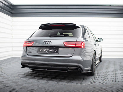 Maxton Design - Rear Splitter Audi A6 / A6 C7 S-Line / S6 C7 Facelift