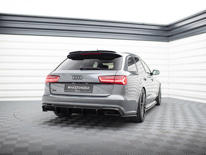 Maxton Design - REAR SIDE DIFFUSERS AUDI S6/ A6 S-LINE C7 FL (2014-2017)