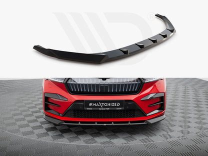Maxton Design - FRONT SPLITTER SKODA ENYAQ COUPE IV