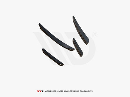 Maxton Design - Front Bumper Wings (Canards) Audi S3 / A3 S-Line 8V Sedan / Cabrio