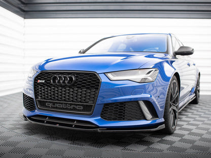 Maxton Design - FRONT SPLITTER V3 AUDI RS6 C7 (2013-2017)