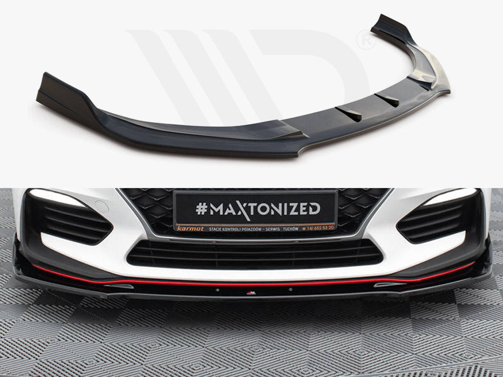 Maxton Design - FRONT SPLITTER V.3 HYUNDAI I30 N MK3 HATCHBACK/ FASTBACK (2017-)