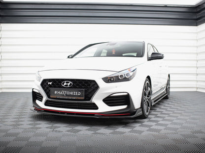Maxton Design - FRONT SPLITTER V.3 HYUNDAI I30 N MK3 HATCHBACK/ FASTBACK (2017-)