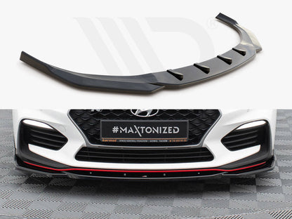 Maxton Design - FRONT SPLITTER V.4 HYUNDAI I30 N MK3 HATCHBACK/ FASTBACK (2017-)