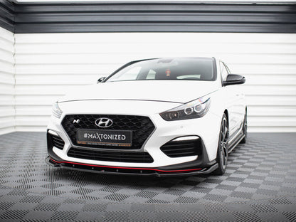 Maxton Design - FRONT SPLITTER V.5 HYUNDAI I30 N MK3 HATCHBACK/ FASTBACK (2017-)