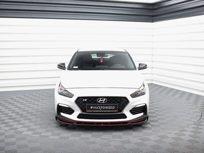 Maxton Design - FRONT SPLITTER V.5 HYUNDAI I30 N MK3 HATCHBACK/ FASTBACK (2017-)