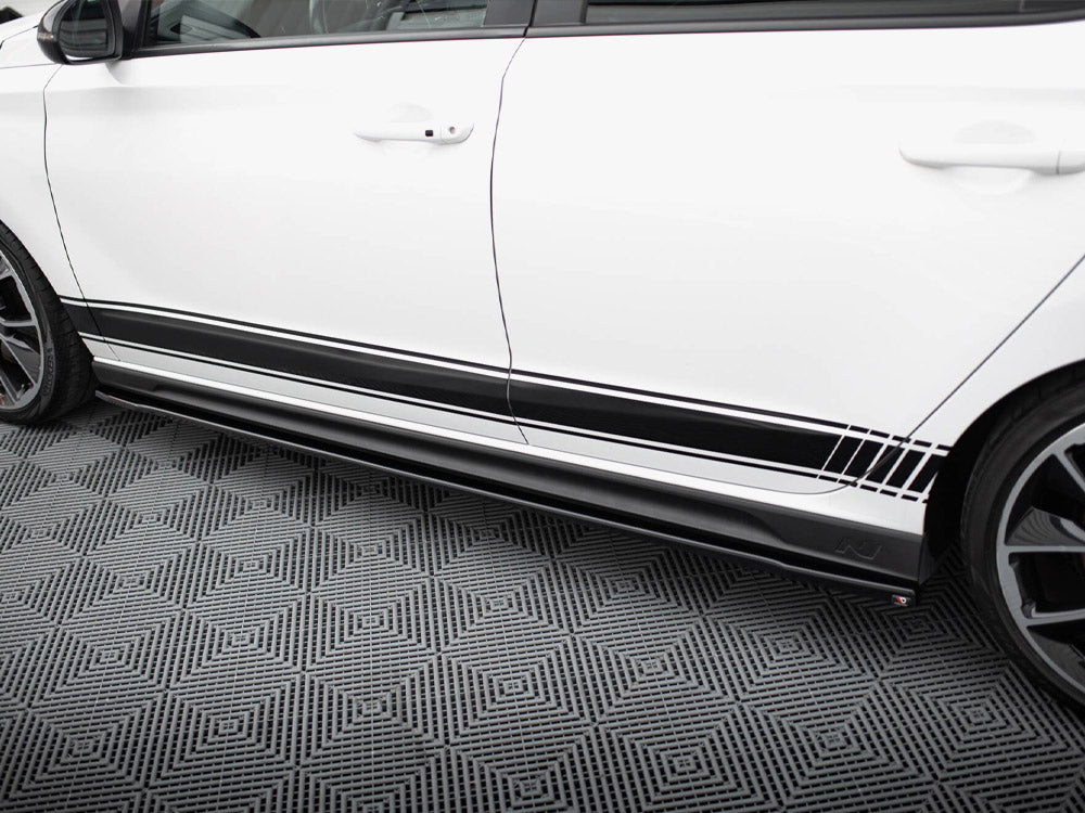Maxton Design - Side Skirt Diffusers V.4 Hyundai I30 N / N-Line Hatchback / Fastback Mk3 / Mk3 Facelift