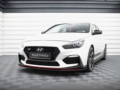 Maxton Design - STREET PRO FRONT SPLITTER HYUNDAI I30 N MK3 HATCHBACK/ FASTBACK (2017-2020)