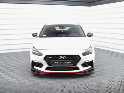 Maxton Design - STREET PRO FRONT SPLITTER HYUNDAI I30 N MK3 HATCHBACK/ FASTBACK (2017-2020)