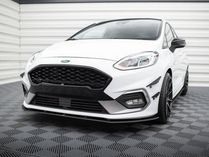 Maxton Design - STREET PRO DURABILITY FRONT SPLITTER FORD FIESTA MK8/8.5 ST / ST-LINE (2017-)