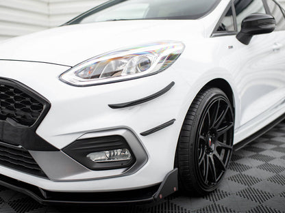 Maxton Design - Front Bumper Wings (Canards) V.3 Ford Fiesta Mk8 ST / ST-Line)