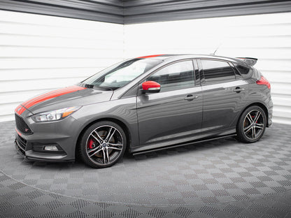 Maxton Design - SIDE SKIRTS DIFFUSERS FORD FOCUS ST / ST-LINE MK3 / MK3 FL HATCHBACK / ESTATE