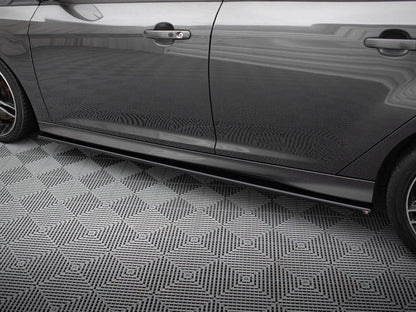 Maxton Design - SIDE SKIRTS DIFFUSERS FORD FOCUS ST / ST-LINE MK3 / MK3 FL HATCHBACK / ESTATE