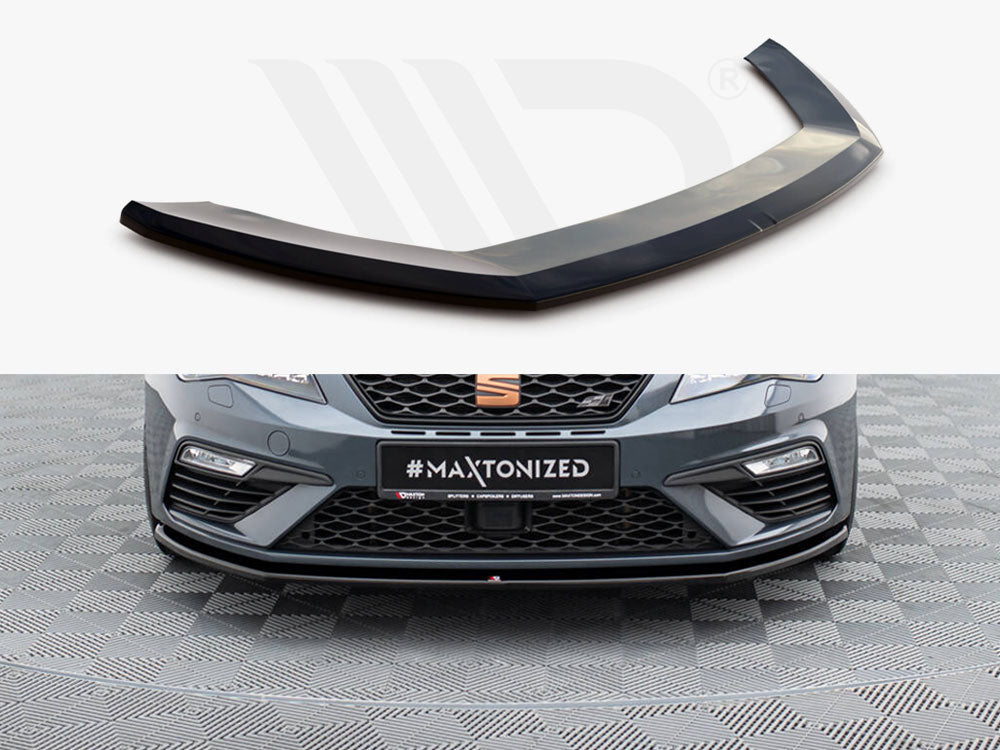 Maxton Design - FRONT SPLITTER V.1 SEAT LEON MK 3.5 CUPRA/FR (2017-2020)