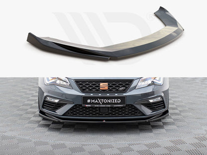 Maxton Design - FRONT SPLITTER V5 SEAT LEON CUPRA/ FR MK3 FACELIFT (2017-2019)