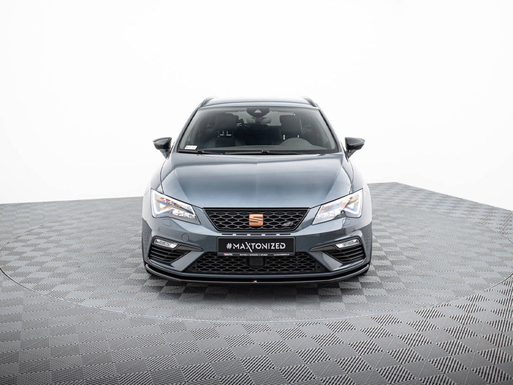 Maxton Design - FRONT SPLITTER V6 SEAT LEON CUPRA/ FR MK3 FACELIFT (2017-2019)