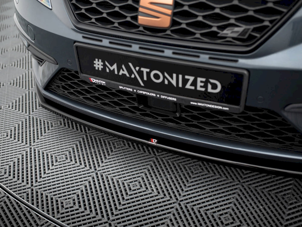 Maxton Design - FRONT SPLITTER V6 SEAT LEON CUPRA/ FR MK3 FACELIFT (2017-2019)