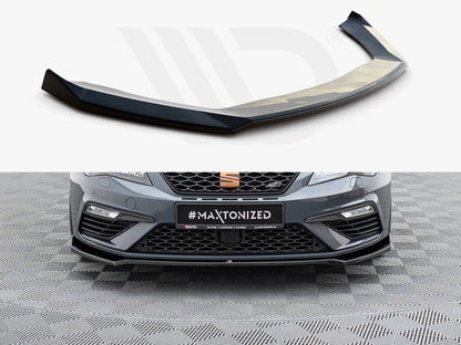 Maxton Design - FRONT SPLITTER V7 SEAT LEON CUPRA/ FR MK3 FACELIFT (2017-2019)