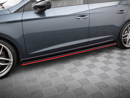Maxton Design - SIDE SKIRTS DIFFUSERS V.3 SEAT LEON MK3 CUPRA/ FR FACELIFT (2012-2019)