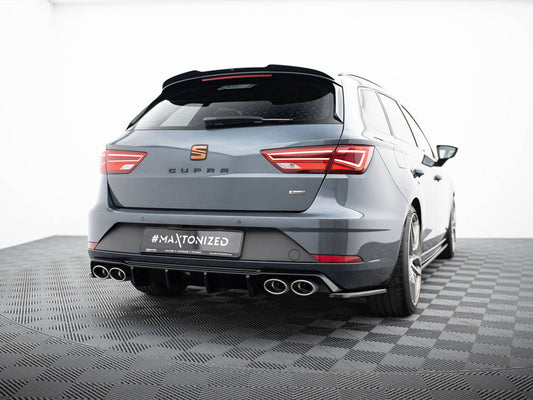 Maxton Design - Rear Side Splitters V.2 Seat Leon Cupra Mk3 FL Sportstourer