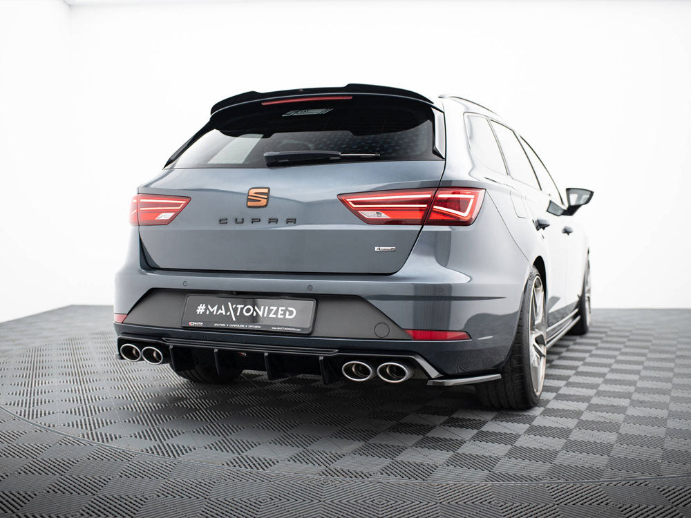 Maxton Design - Rear Side Splitters V.3 Seat Leon Cupra Mk3 FL Sportstourer (2017-2019)
