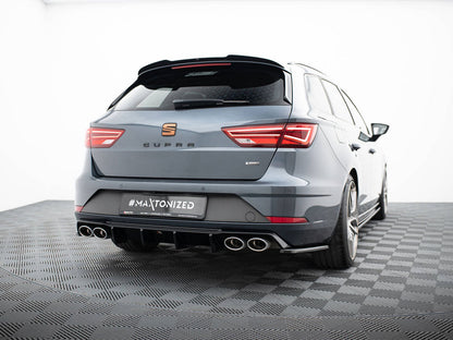 Maxton Design - Rear Side Splitters V.3 Seat Leon Cupra Mk3 FL Sportstourer (2017-2019)