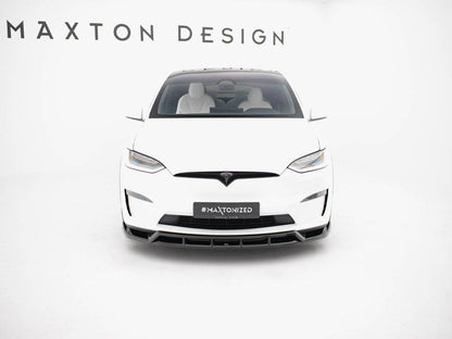 Maxton Design - Front Splitter V.3 Tesla Model X Mk1 Facelift