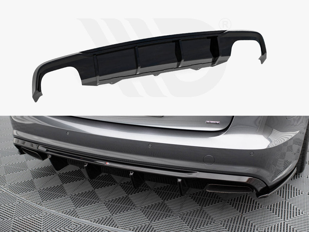 Maxton Design - Rear Valance V.2 Audi A6 / A6 C7 S-Line / S6 C7 Facelift