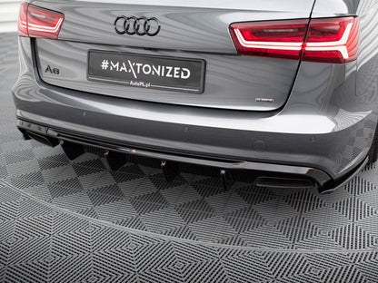 Maxton Design - Rear Valance V.2 Audi A6 / A6 C7 S-Line / S6 C7 Facelift