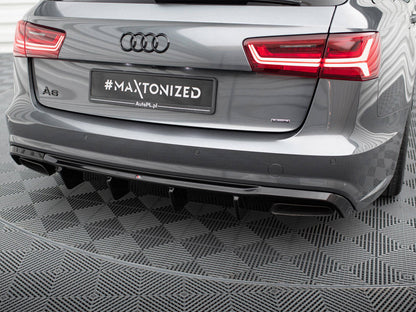 Maxton Design - Rear Valance V.2 Audi A6 / A6 C7 S-Line / S6 C7 Facelift