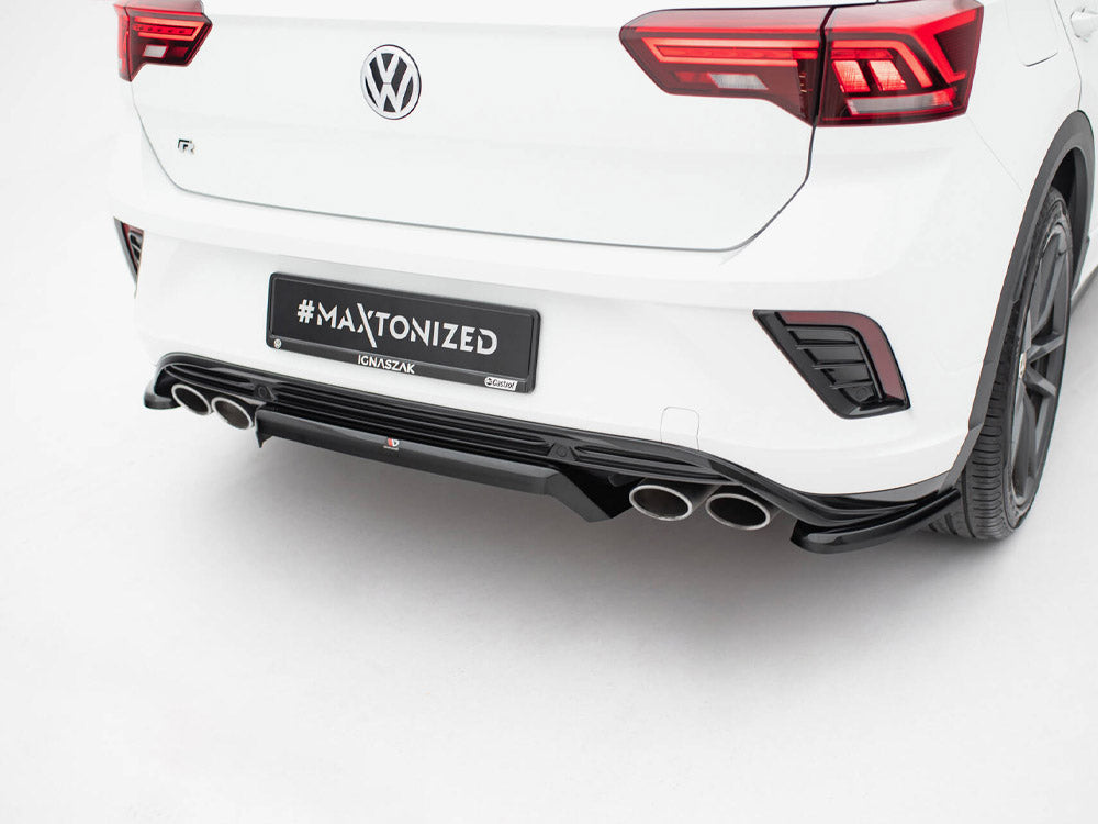 Maxton Design - Central Rear Splitter (Vertical Bars) Volkswagen T-Roc R Mk1