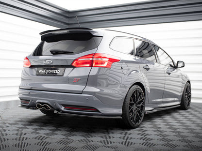 Maxton Design - REAR SIDE SPLITTERS FORD FOCUS MK3 ST ESTATE