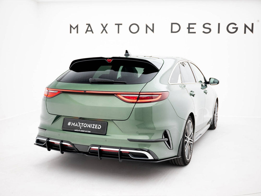 Maxton Design - Rear Splitter (Vertical Bars) Kia Proceed GT-Line Mk1 Facelift