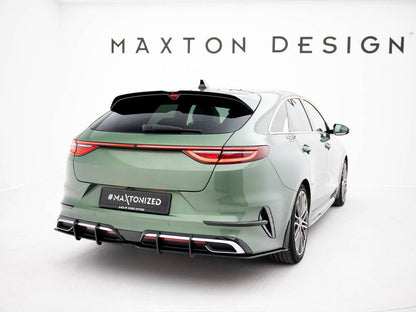 Maxton Design - Rear Splitter (Vertical Bars) Kia Proceed GT-Line Mk1 Facelift