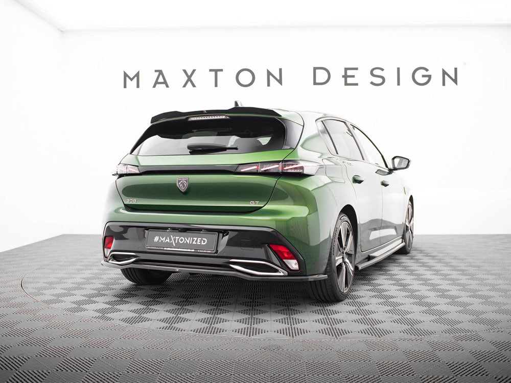 Maxton Design - Rear Splitter (Vertical Bars) Peugeot 308 Hatchback Mk3