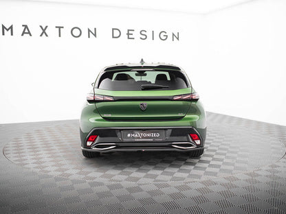 Maxton Design - Rear Splitter (Vertical Bars) Peugeot 308 Hatchback Mk3