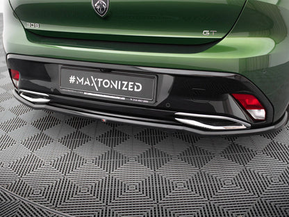 Maxton Design - Rear Splitter (Vertical Bars) Peugeot 308 Hatchback Mk3